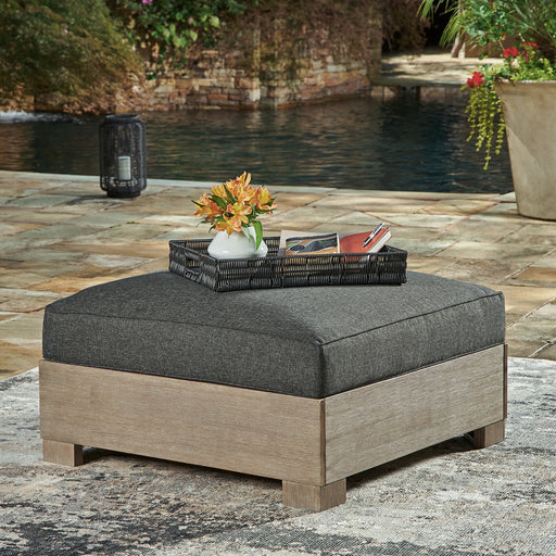 Ashley Express - Citrine Park Ottoman with Cushion DecorGalore4U - Shop Home Decor Online with Free Shipping