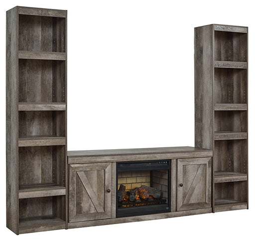 Ashley Express - Wynnlow 3-Piece Entertainment Center with Electric Fireplace DecorGalore4U - Shop Home Decor Online with Free Shipping
