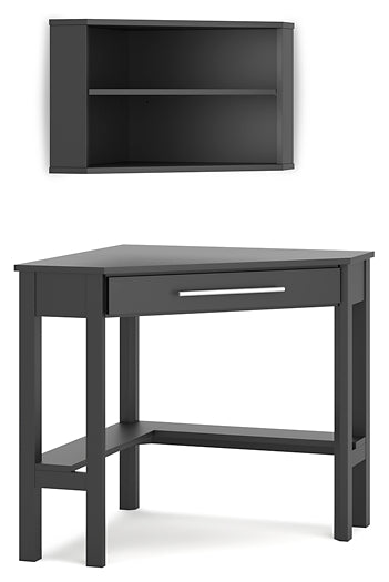 Ashley Express - Otaska Home Office Corner Desk with Bookcase DecorGalore4U - Shop Home Decor Online with Free Shipping