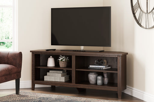 Ashley Express - Camiburg Medium Corner TV Stand DecorGalore4U - Shop Home Decor Online with Free Shipping