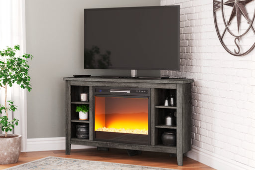 Ashley Express - Arlenbry Corner TV Stand with Electric Fireplace DecorGalore4U - Shop Home Decor Online with Free Shipping