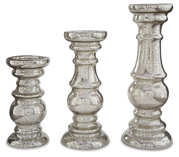 Ashley Express - Rosario Candle Holder Set (3/CN) DecorGalore4U - Shop Home Decor Online with Free Shipping