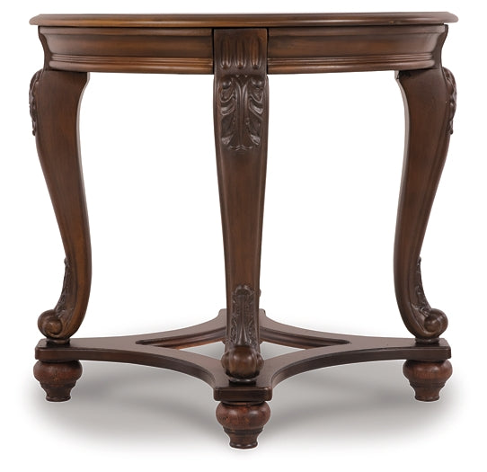 Ashley Express - Norcastle Round End Table DecorGalore4U - Shop Home Decor Online with Free Shipping