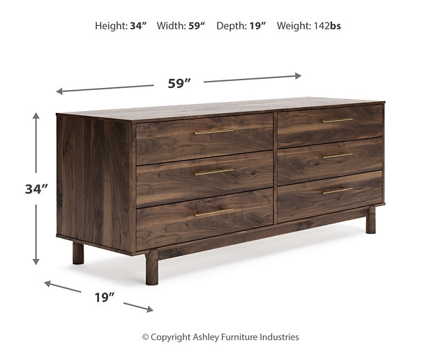 Ashley Express - Calverson Six Drawer Dresser DecorGalore4U - Shop Home Decor Online with Free Shipping