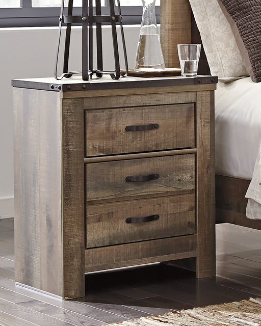 Ashley Express - Trinell Two Drawer Night Stand DecorGalore4U - Shop Home Decor Online with Free Shipping