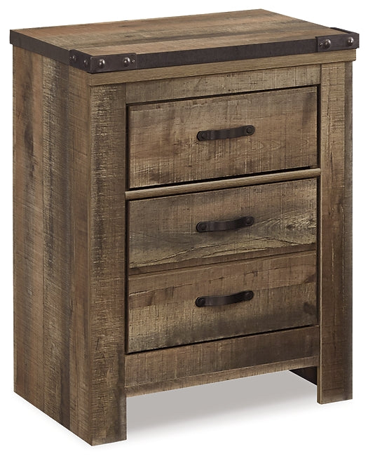 Ashley Express - Trinell Two Drawer Night Stand DecorGalore4U - Shop Home Decor Online with Free Shipping